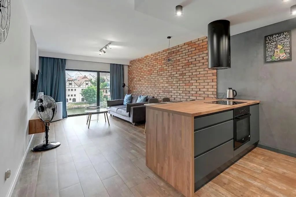 Apartament Z Widokiem Na Rzeke By Grand Apartments 格但斯克